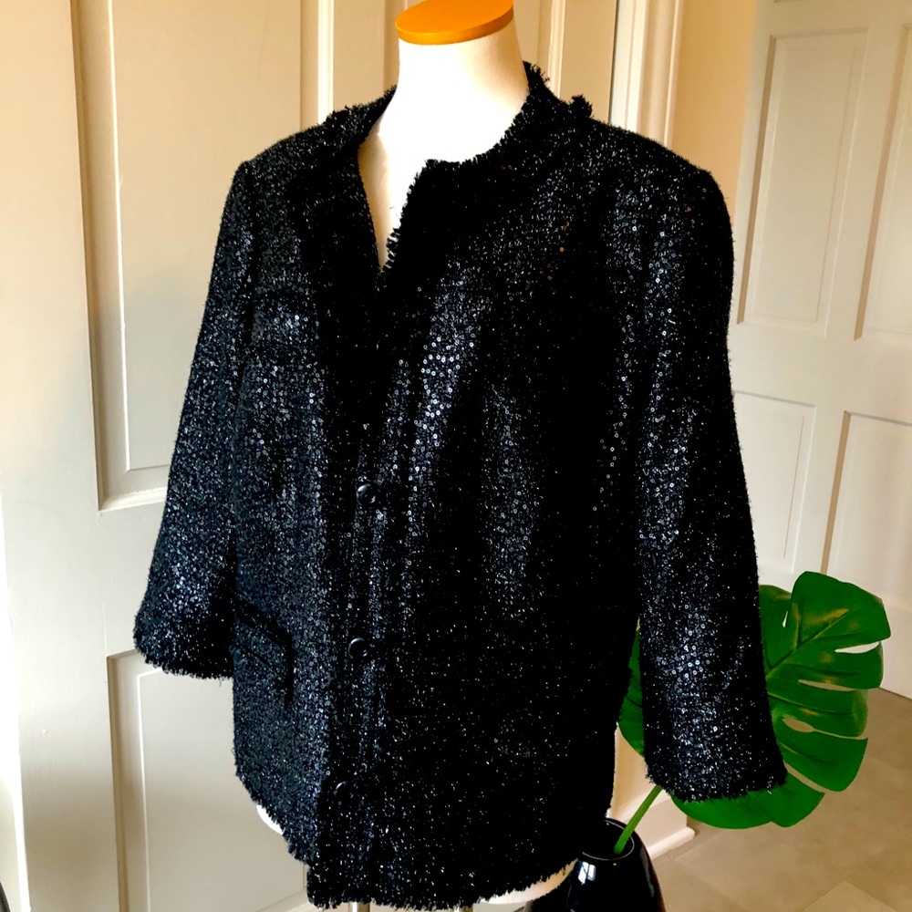 Chico’s Sequin Jacket - image 1
